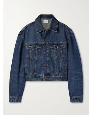 FRAME Veste En Jean The Curve - Bleu