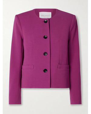 Maria McManus Stretch-Wool Jacket - Purple