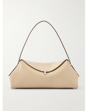 TOTEME Palmellato Leather Shoulder Bag - Natural