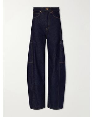 Jamie Haller The Baggy Painter Barrel-Leg Jeans - Blue