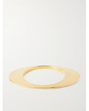 Saint Laurent Blade Goldfarbener Armreif - Natur