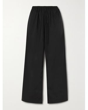 Deiji Studios Ease Organic Cotton-Poplin Pants - Black