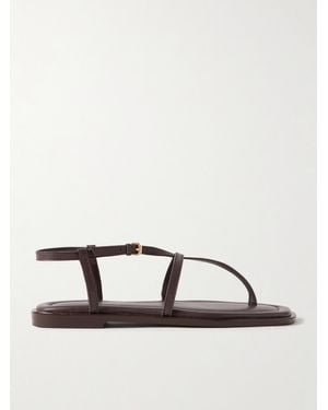 A.Emery Remly Sandalen Aus Strukturiertem Leder - Braun