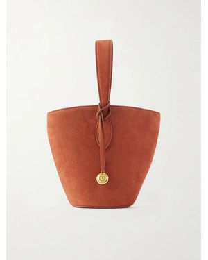 Liffner Single Handle Leather Tote - White