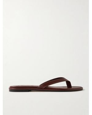 Aeyde Melody Zehensandalen Aus Leder - Braun