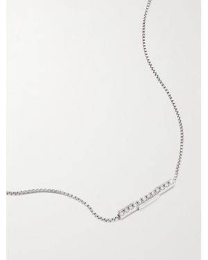 Gucci Link To Love 18-karat Gold Necklace - White