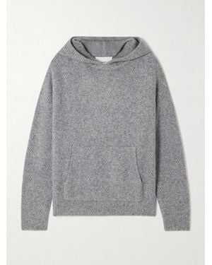 Lisa Yang Ivy Cashmere Bouclé Hoodie - Grey