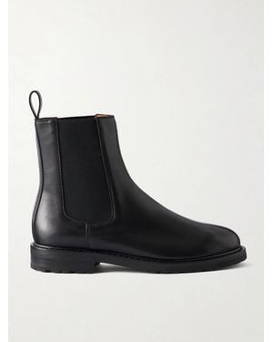LEGRES 25 Leather Chelsea Boots - Black