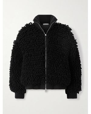 Moncler Genius Edward Enninful Wool-Blend Zip-Up Cardigan - Black