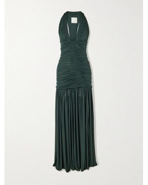 Christopher Esber Robe Du Soir Dos Ouvert En Jersey À Fronces Orion