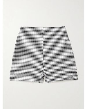 Rohe Gingham Seersucker Shorts - White