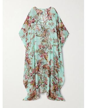 Skims Roberto Cavalli Long Kaftan - Blue