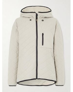 Loro Piana Denali Hooded Quilted Padded Shell Jacket - White