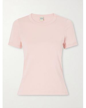 Flore Flore Car Organic Cotton-Jersey T-Shirt - Pink