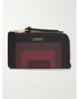 Loewe Josef Albers Printed Leather Cardholder - Multicolor