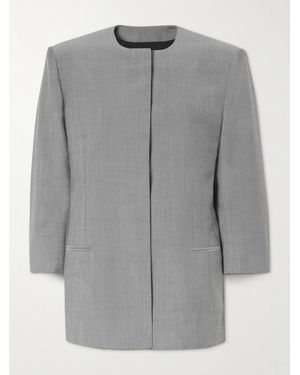 Calvin Klein Parker Wool Blazer - Gray