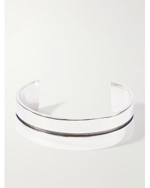 Sophie Buhai Katia 2 Sterling Cuff - White