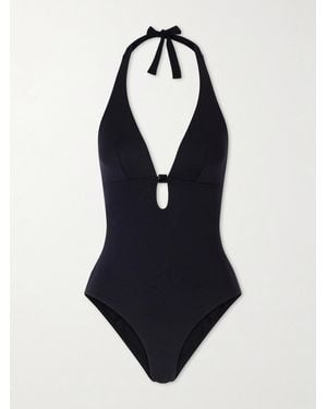 Eres Harmony Embellished Cutout Swimsuit - Blue