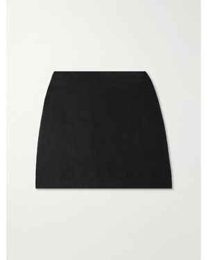 Posse Alice Linen Mini Skirt - Black