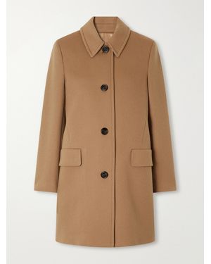Burberry Gosford Wool And Cashmere-Blend Felt Coat - Natural