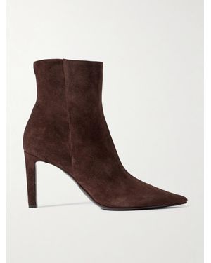 Jimmy Choo Frankie 85 Suede Ankle Boots - Brown