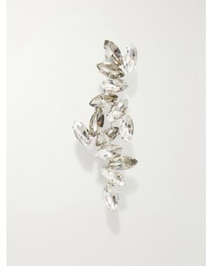 Erdem Tone Crystal Brooch - White