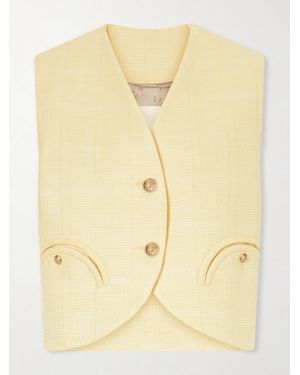 Blazé Milano Gliss Cotton-Blend Vest - Natural