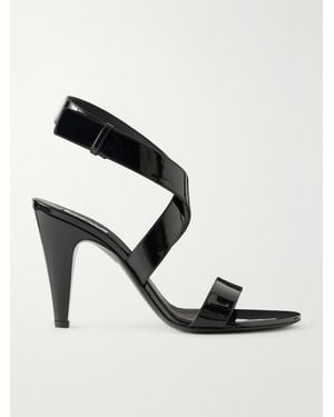Alaïa Leather High Heel Sandals - Schwarz