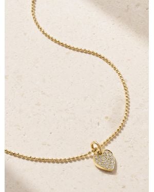 Jennifer Meyer Heart 18-Karat Diamond Necklace - Natural