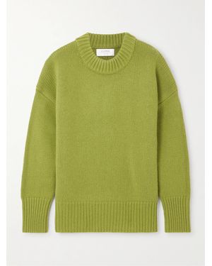 La Ligne Marin Wool And Cashmere-Blend Sweater - Green