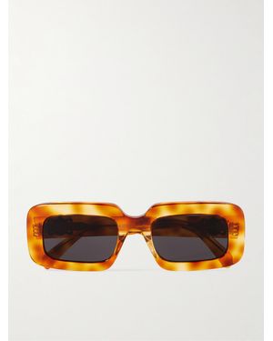 Celine Triomphe Oversized-Sonnenbrille Mit Eckigem Rahmen Aus Azetat - Orange