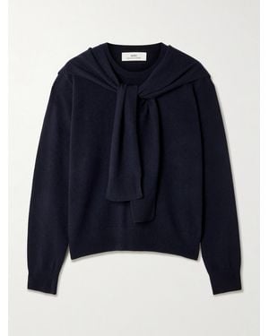 arch4 Eldergrove Pullover Aus Biokaschmir Zum Binden - Blau