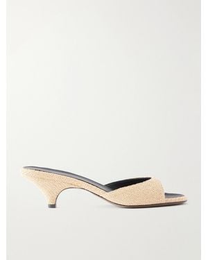 Neous Hynia 40 Raffia Mules - Natural