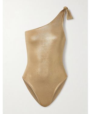 SARA CRISTINA Nerea Asymmetrischer Badeanzug - Natur