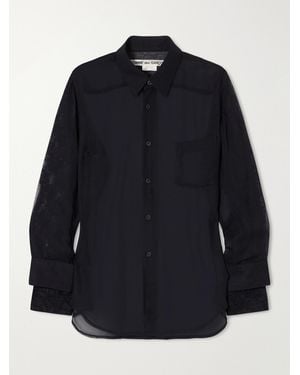Comme des Garçons Georgette Shirt - Blue