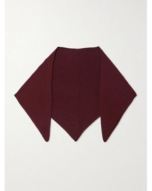 &Daughter Fionn Ribbed Cashmere Scarf - Purple