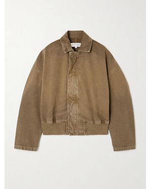 SLVRLAKE Denim Harlem Cotton-Canvas Jacket - Natural