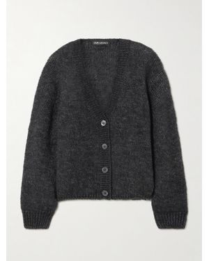 Our Legacy Academy Cardigan Aus Einer Alpakawoll-Wollmischung - Schwarz