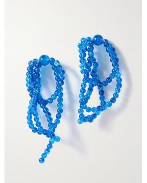 Completedworks Recycled Quartz Earrings - Blue