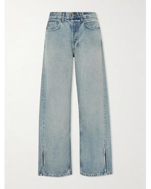 B Sides Charlot Mid-Rise Wide-Leg Jeans - Blue