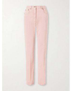 Valentino Garavani Mid-Rise Straight-Leg Jeans - Pink