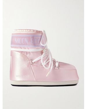 Moon Boot Icon Low Shell Snow Boots - Pink