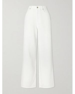 La Ligne High-Rise Wide-Leg Jeans - White