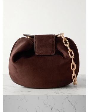 Gabriela Hearst Pochette En Daim Soft Demi - Marron