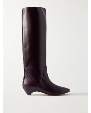 Le Monde Beryl Allegra Kniehohe Stiefel Aus Leder - Lila