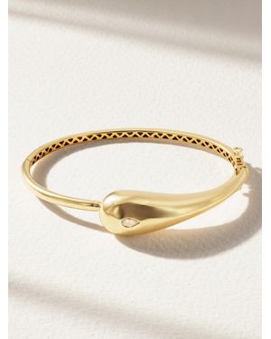 Mateo Droplet 14-Karat Diamond Bracelet - Natural