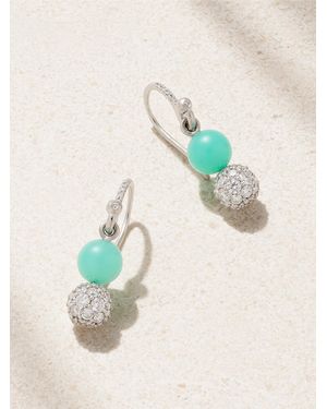 Irene Neuwirth Gumball 18-Karat, Chrysoprase And Diamond Earrings - Green