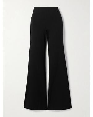 The Park Tessa Pyratex Power 3 Flared Trousers - Black