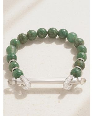 ANANYA Chakra 18-Karat Multi-Stone Bracelet - Green