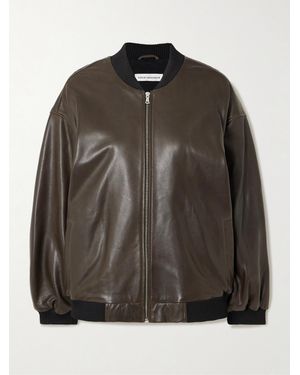 Nour Hammour Blouson En Cuir Marly - Noir